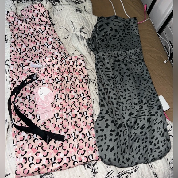 Other - 2 pair cheetah pj pants